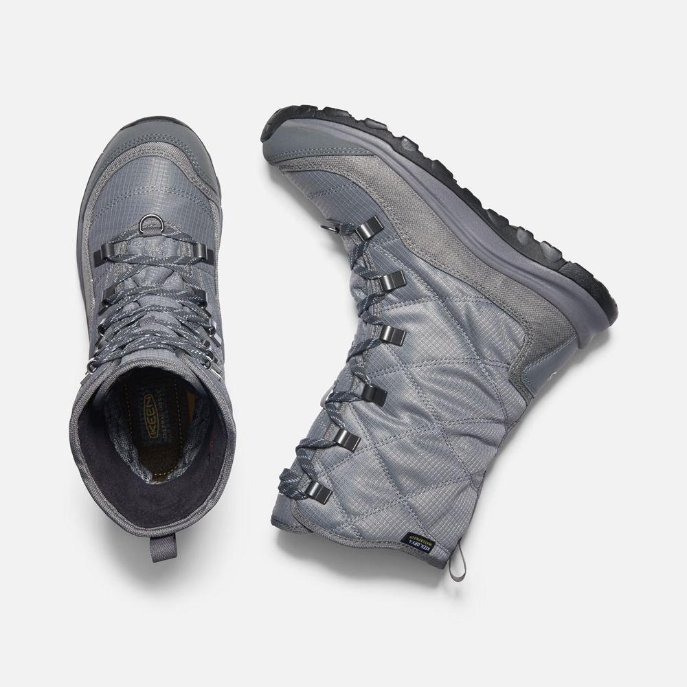 Keen Kar Botu Kadın Gri - Terradora Ii Lace Up Waterproof - Türkiye MGCA04753